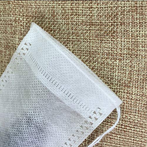 TIVAS Bolsas de té vacías con Sello curativo de Cuerda, Bolsas de Filtro de 7x9cm para café, té, Bolsa de té de Papel desechable, 500 Uds.