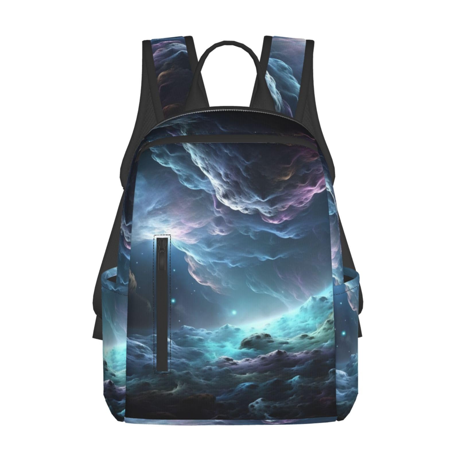 OPSREY 3d Graphics Universe Space Print Backpack Laptop Bags Lightweight Unisex Daypacks For Outdoor Travel Work
