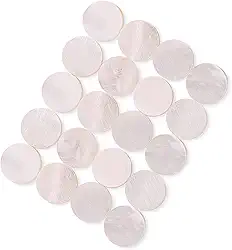 Marcadores de Fretboard, Pontos de Fretboard, Pontos de Traste de 6mm, Pontos Embutidos, Pontos para Guitarra, Ukulele, Baixo, Bandolim, Banjo (20 peças vendidas)