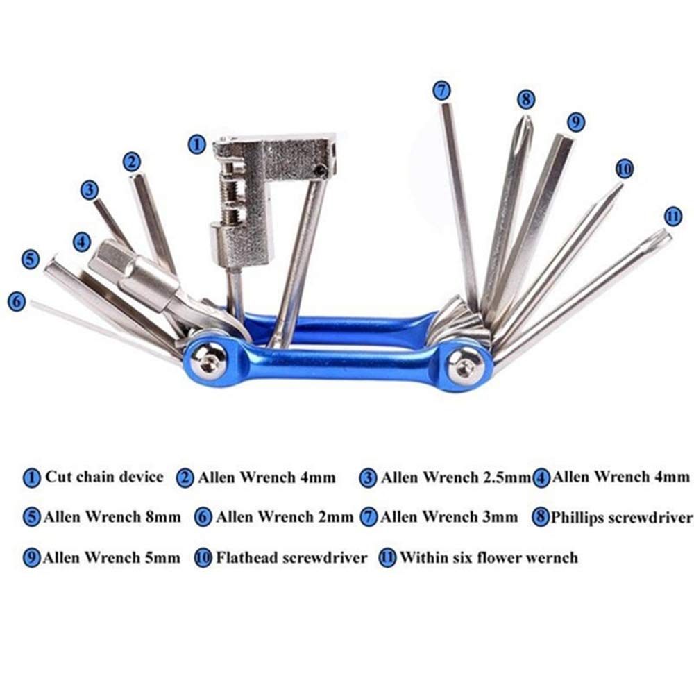 DAWAY Kit d'outils de réparation de vélo - B32 Ensemble d'outils Multifonctions pour mécanicien