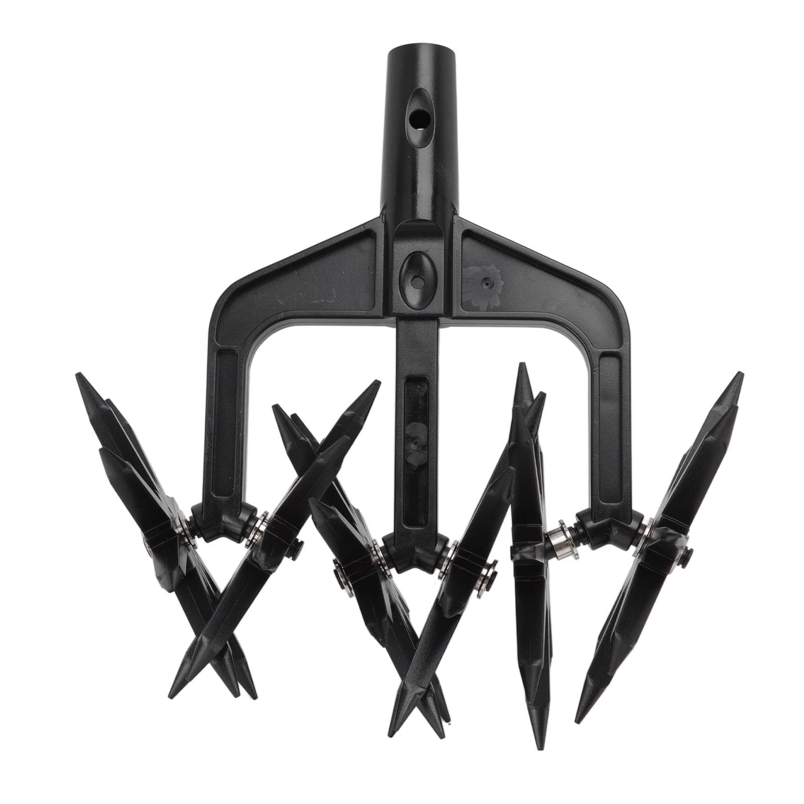 Garosa Garden Rotary Cultivator 2 in 1 Gardening Rotary Tiller Garden Cultivator for Reseeding Grass Soil Mixing