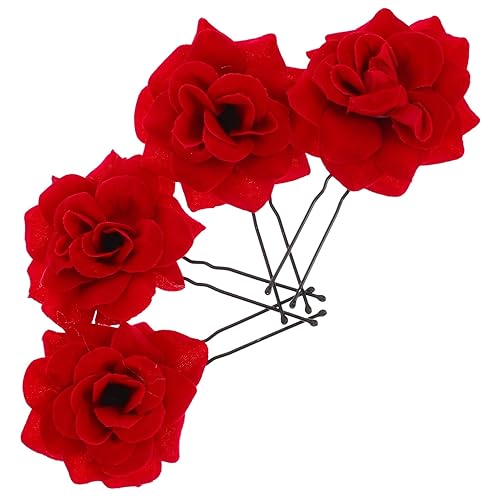 4pcs Cute Hair Clips Hair Picks for Women Hairpin for