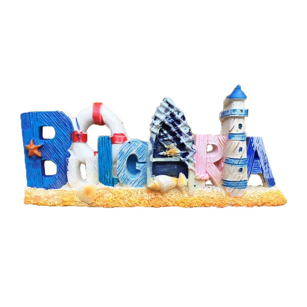 Muyu Magnet Colorful 3D Bulgaria Fridge Magnet Letters Style Travel Sticker Souvenir Home & Kitchen Decoration,Bulgaria Refrigerator Magnet