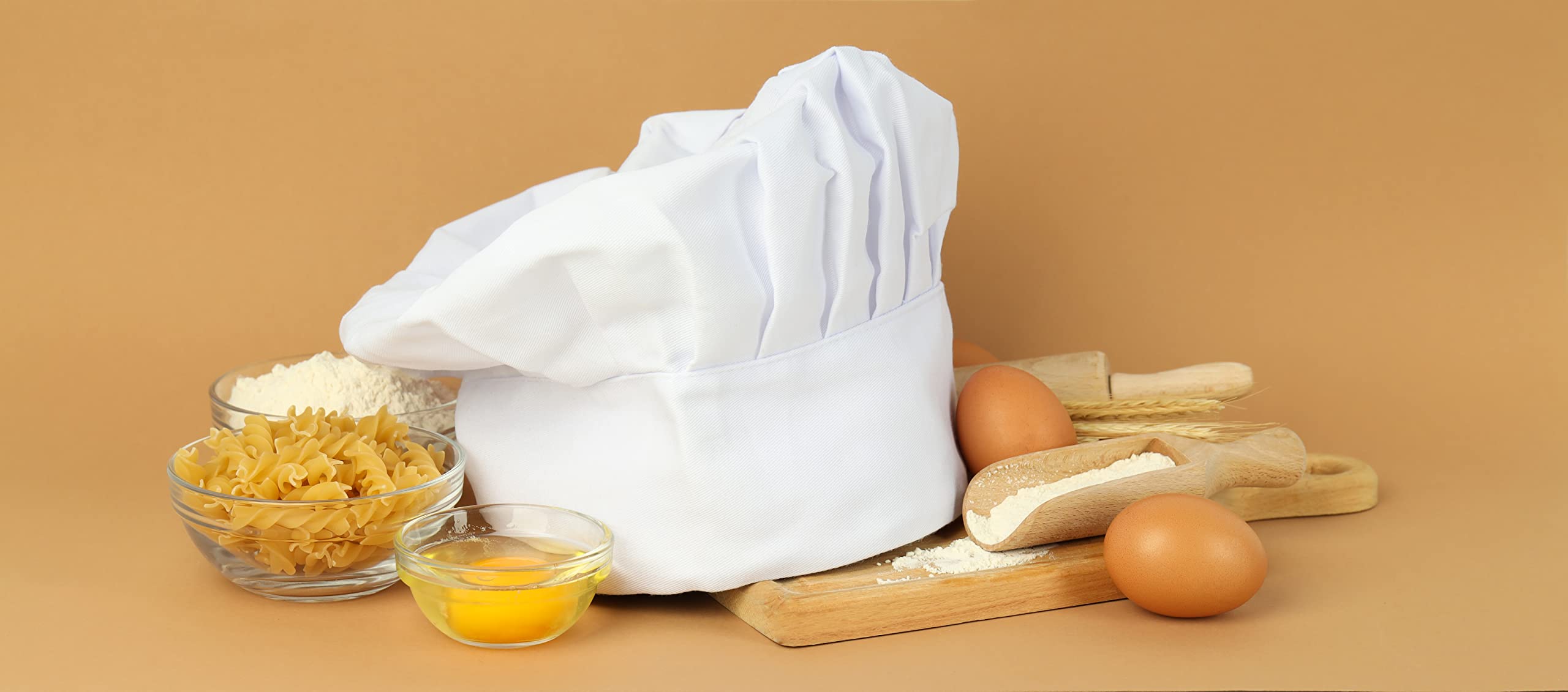 Chef's Toque Hat Cap White