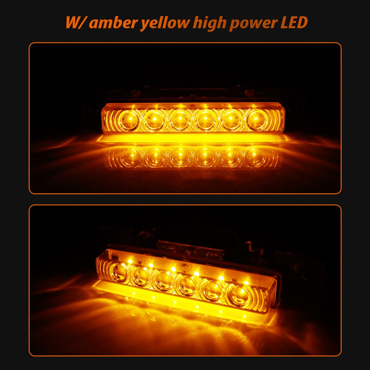 Amazon.com: ADIIL 5Pcs Cab Roof Marker Lights For Volvo 2004 VN