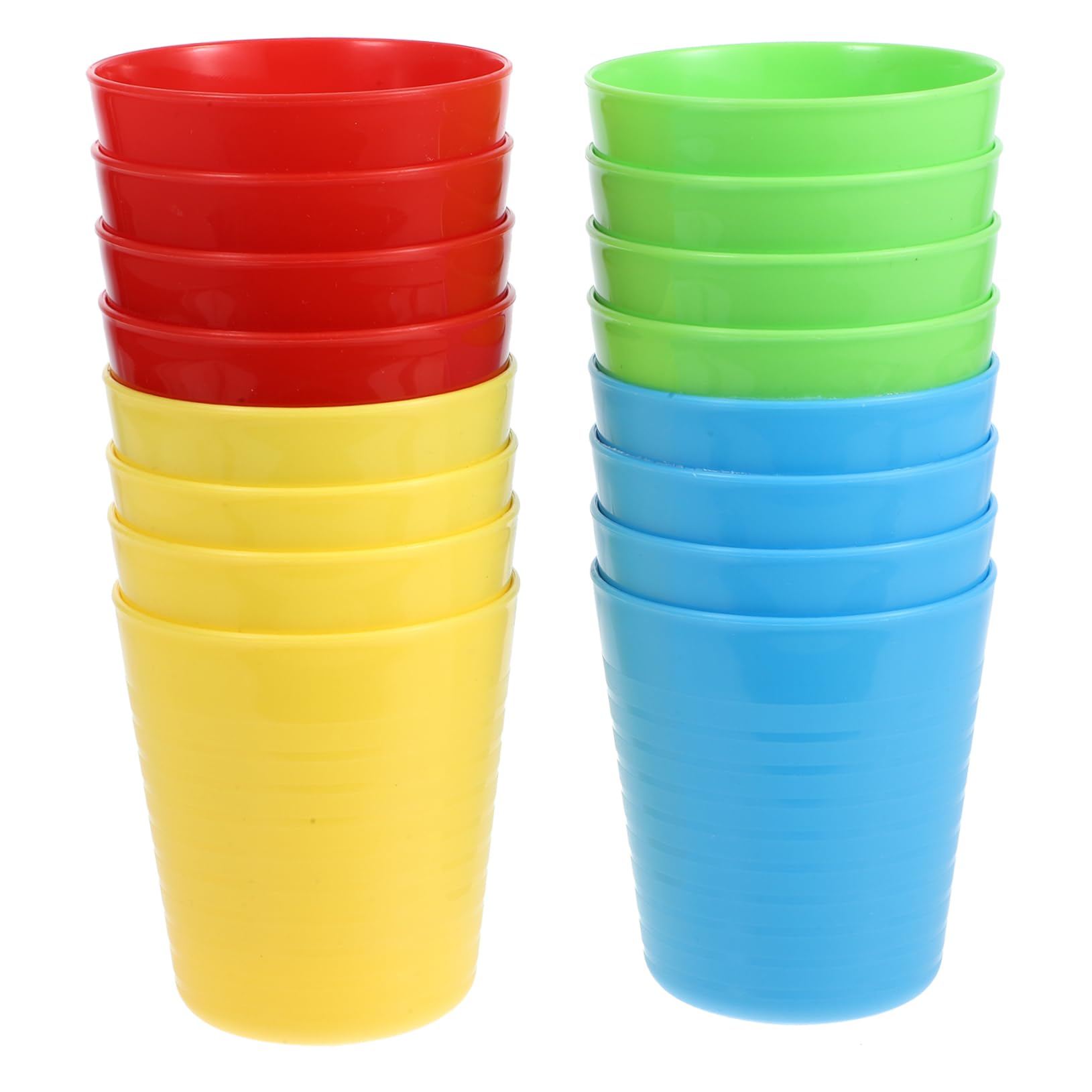 16 Stück Packung 250ml Abs Trinkbecher für Kinder, Unzerbrechlich