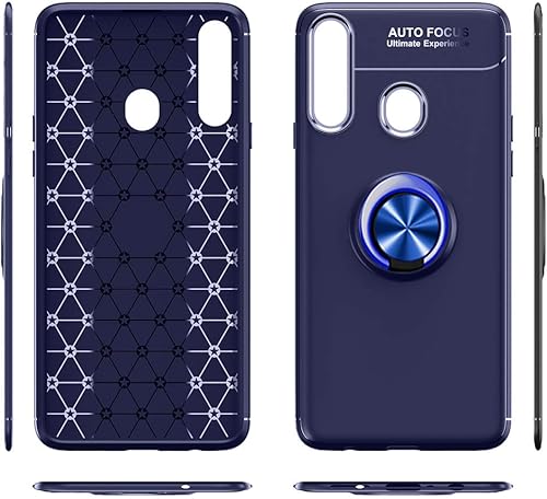 Miniatura 6 de Asuwish Funda compatible con Huawei P30 Lite y protector de pantalla de vidrio templado, soporte de anillo, accesorios de celda de silicona, fundas