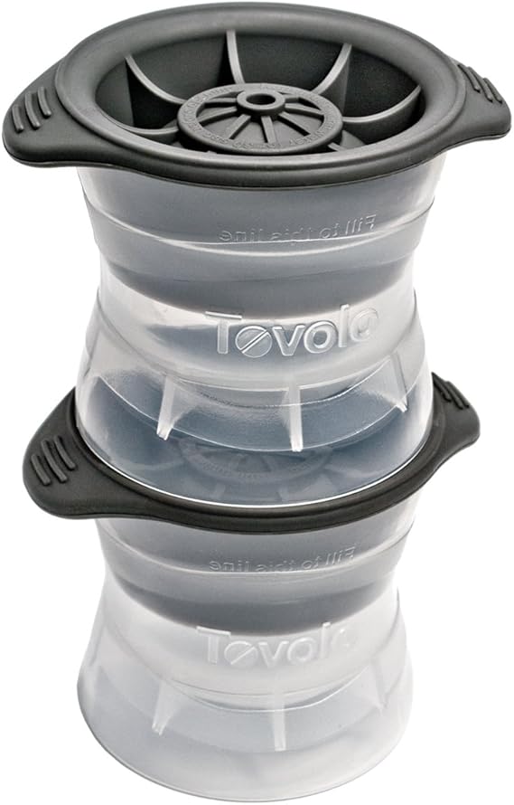Tovolo LeakFree, Sphere Ice Molds with Tight Silicone Seal, 2.5 Inch