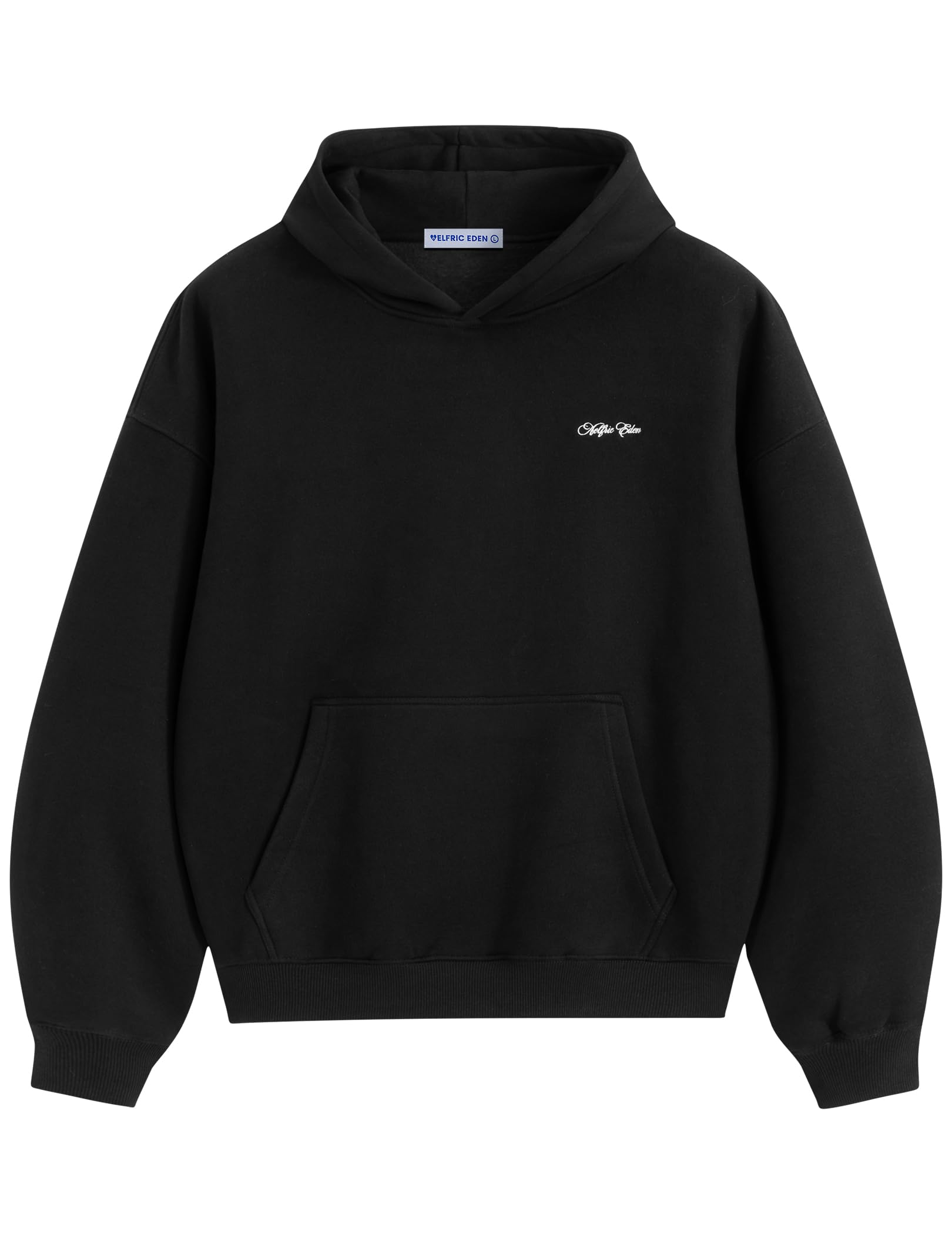 Boxy Fleece Hoodies Unisex Oversized Essential Pullover