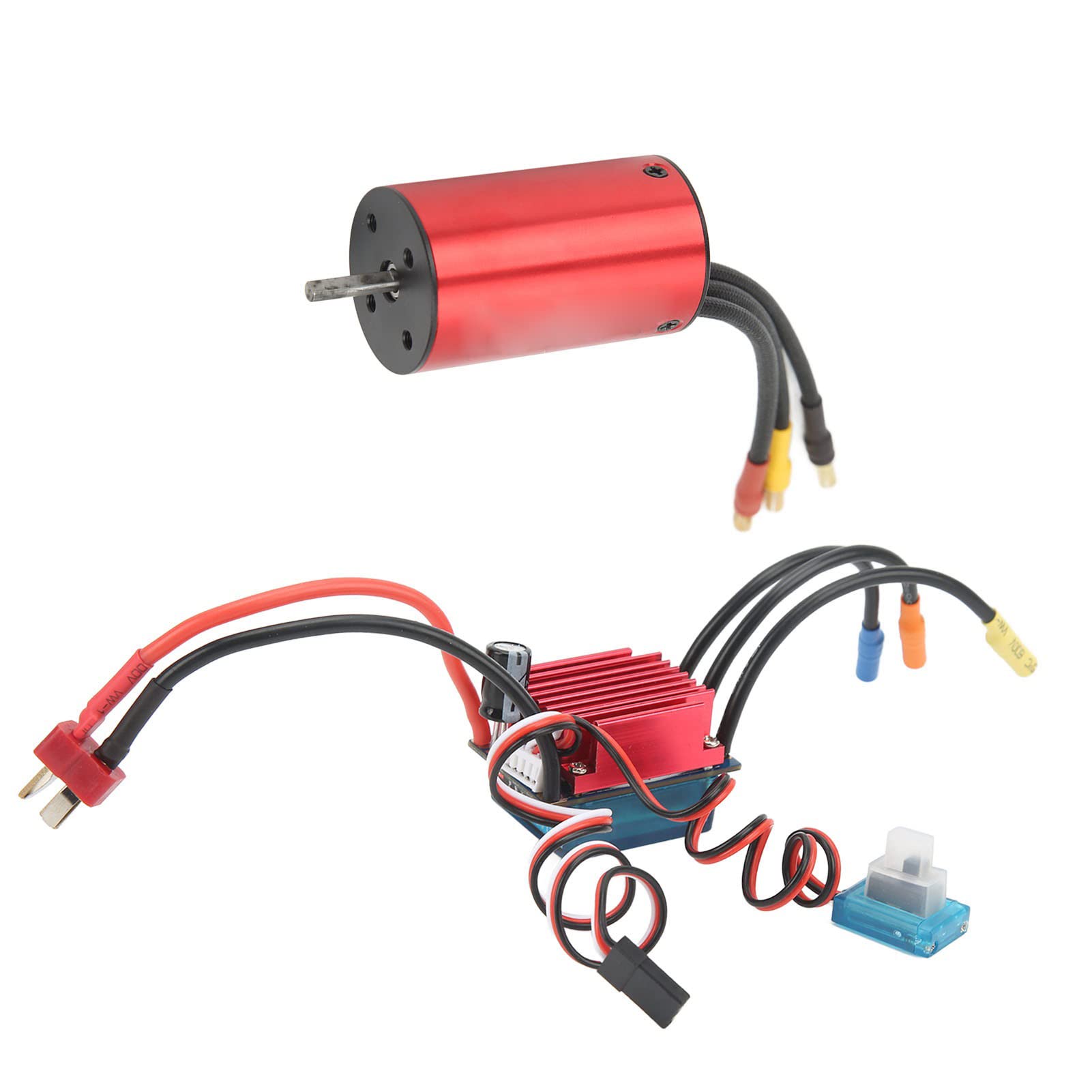 VGEBY RC Brushless Motor and ESC Set, 2845 2800KV Waterproof CNC Machining Multiple Brushless Motor with 35A ESC Kit Model Car Accessories