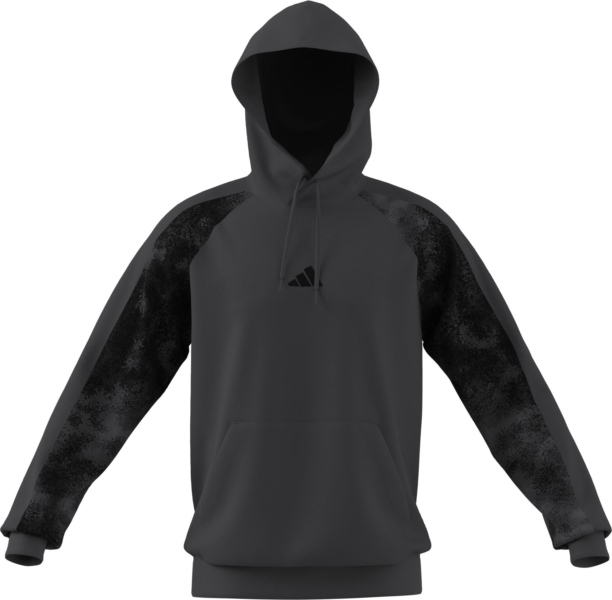 adidas Men's CAMO HOODIE, grey six/MULTICOLOR, S