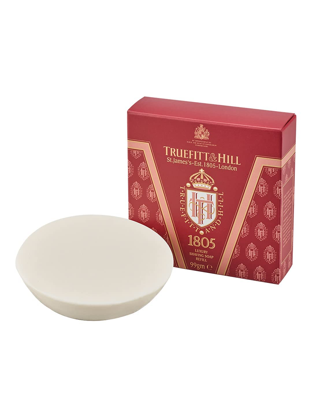 Truefitt & Hill 1805 Luxury Shaving Soap Refill 99gm | Essential Grooming Collection For Men | Suitable For All Skin Types 2