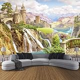 Yimesoy Personnalisé Papier Peint Mur Tissu Décor À La Maison Jardin...