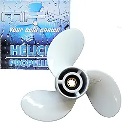 Hélice Para Motor de Popa Compatível Com Yamaha 15 Hp 9 1/4 X 10 1/2 - Marca MFX