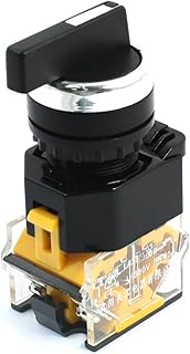Qtqgoitem 380V 10A 1NO 1NC DPST 3 Position Selector Panel Mounting Rotary Switch (Model: 8d5 229 531 1a8 305)