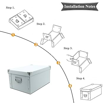 Amazon.com: GUOZI Collapsible Storage Box, Decorative Memory