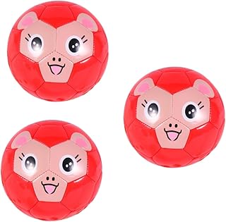 Toyvian Soccer Ball 3 pcs Inflatable Soccer Ball Inflatable Balls for Kids Kid Soccer Ball Soccer Balls for Kids PVC PVC Ball