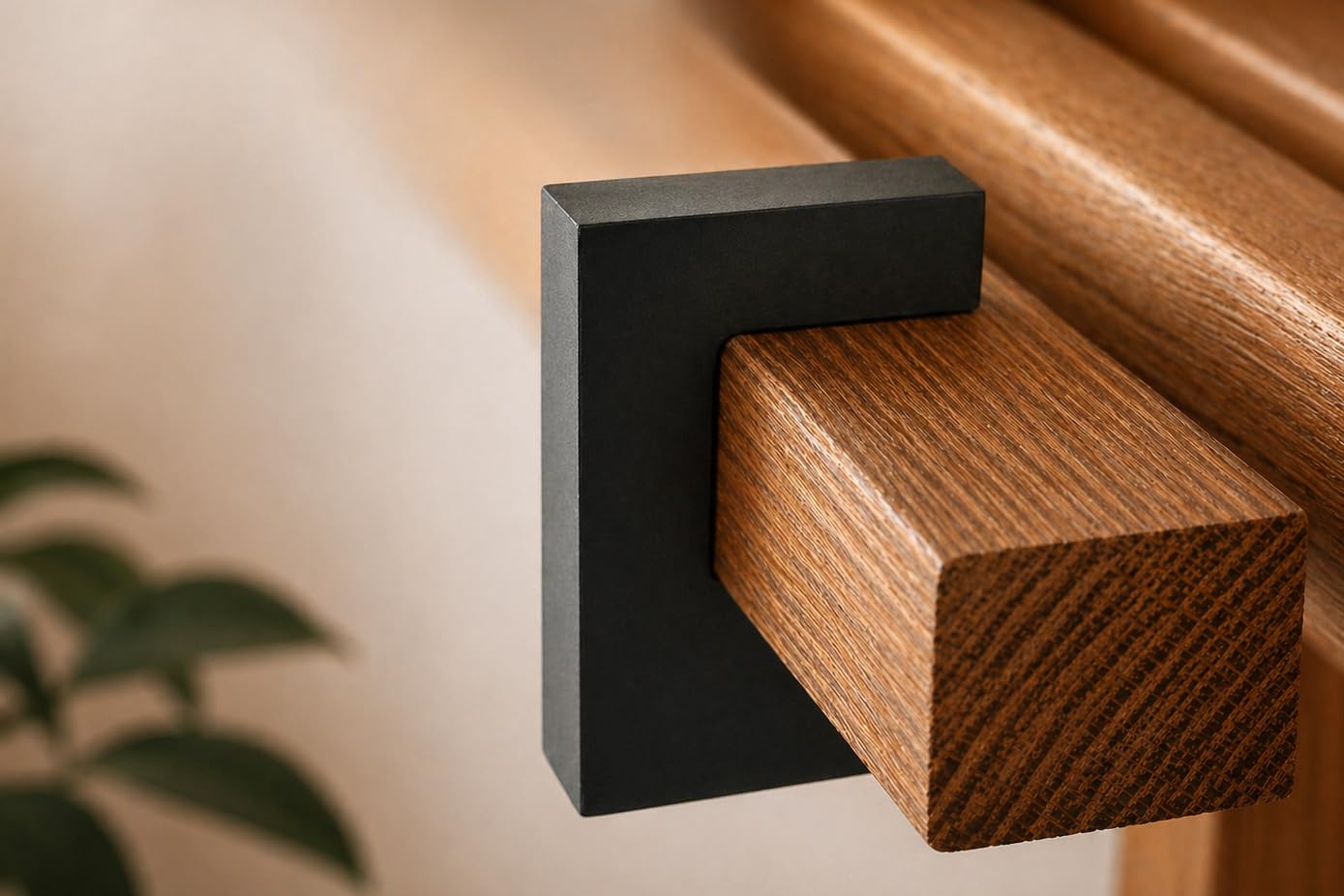 Living Oak NO.04 - Estantería flotante de 2 niveles, de madera maciza, para montaje en pared, moderno, para sala de estar, 50-65 x 22 x 130 cm