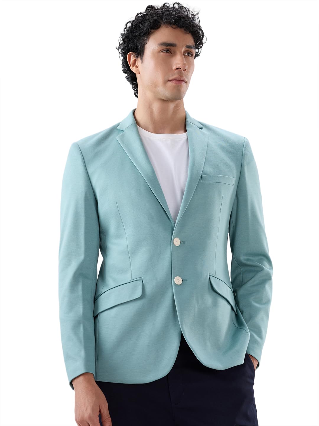parx Men Urban Fit Solid Pattern Terylene Rayon Spandex Blend Full Sleeve Casual Blazer-picture-48