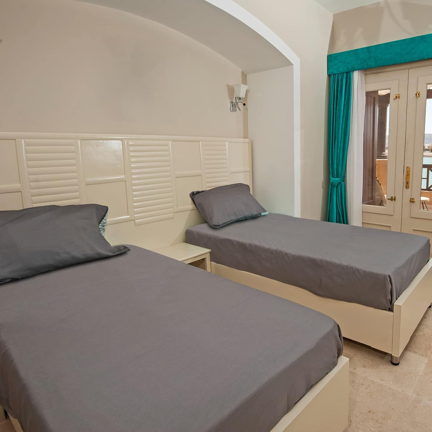 Hoolerry 10 Pack Bedding Twin Fitted Sheets Bulk Fitted Twin Size Bottom Sheets 38'' x 75'' Fits Mattresses up to 12" Deep(Gray) - Image 6