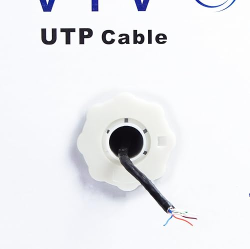 Miniatura 8 de VIVO Cable Ethernet CCA Cat6 a granel de 1000 pies, 23 AWG, caja de tracción UTP, cable Cat-6, impermeable, exterior, cable de entierro directo-V007
