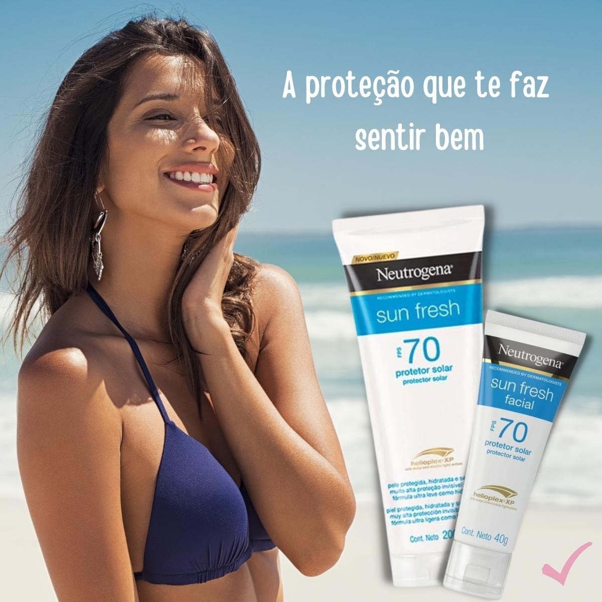 Neutrogena Promopack Corporal Fps70 200ml E Neutrogena Sun Fresh Facial Fps70 40g em promoção! Veja a oferta e mais achadinhos de Corpo 6 Hoje é o melhor dia para comprar Neutrogena Promopack Corporal Fps70 200ml E Neutrogena Sun Fresh Facial Fps70 40g com aquele preço maroto! Promoção! Aproveite a oferta! 6