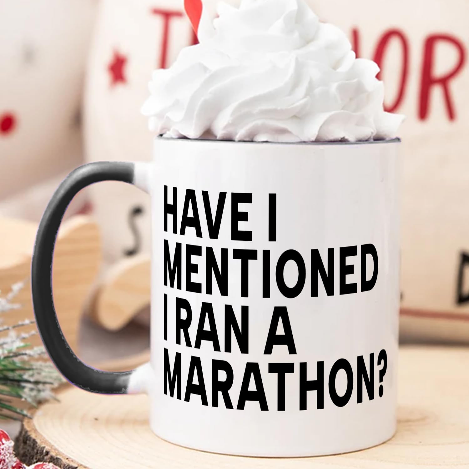 Running Marathon Lover Coffee Mug Gifts for Men and Women, Long Run Finisher Mug, Buddy Trail Fact Hobby Gift