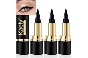 PERFECT DIARY Eyeliner Pencil Black Set of 3 Waterproof Cruelty-Free Gel Eyeliner Pencil