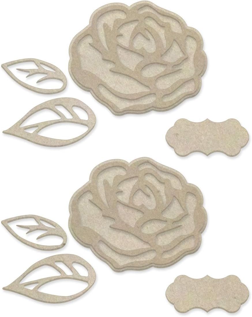 Couture Creations MY Secret Love CHIPB LAYR, Layered Roses
