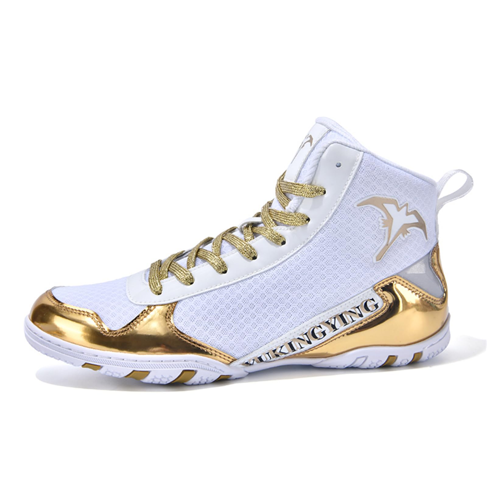 Zapatillas Lucha Libre Purpurina Hombre Botas Boxeo Artes Marciales