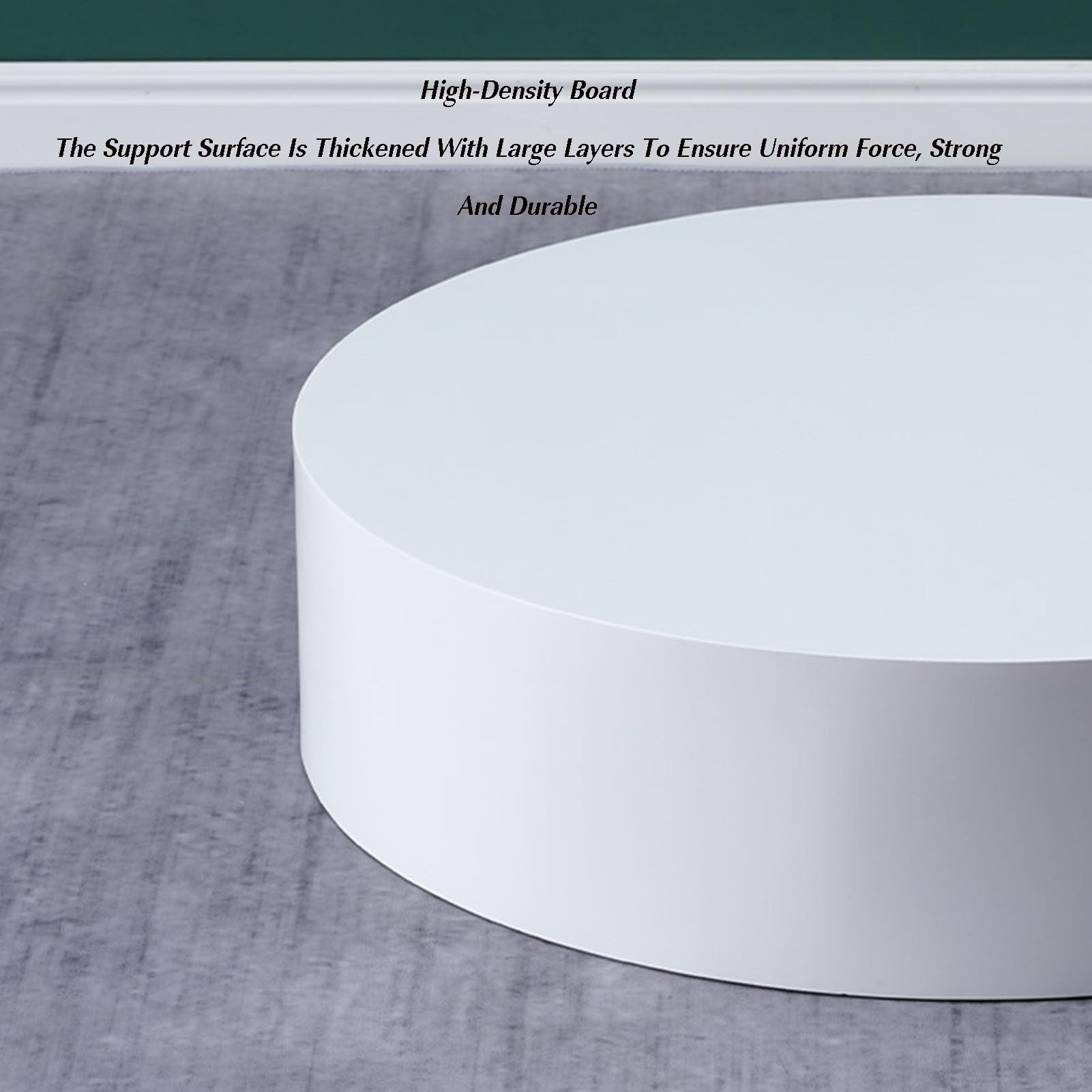 Okrągły stojak ekspozycyjny do dekoracji imprez, odzieży, podstawka do ekspozycji modeli w kształcie cylindra (40x10 cm) - idealna na Comic-Con, podwyższenie klimatyzatora i kreatywne prezentacje.