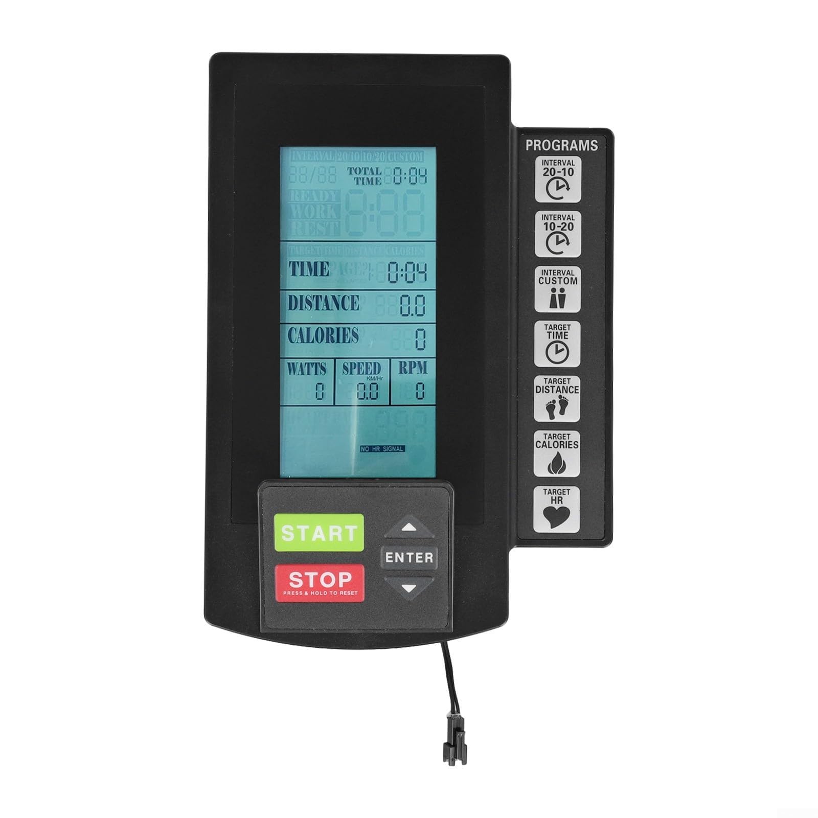 Strumento analitico multifunzione per bicicletta da fitness, display per computer per esercizi e cyclette, compatibile con display per bici