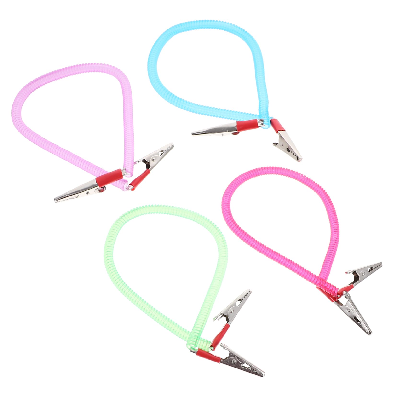 FUNOMOCYA Flexible Clamp Pack Napkin Clips for Napkins Bibs Adjustable Holder for Home Office Clinic