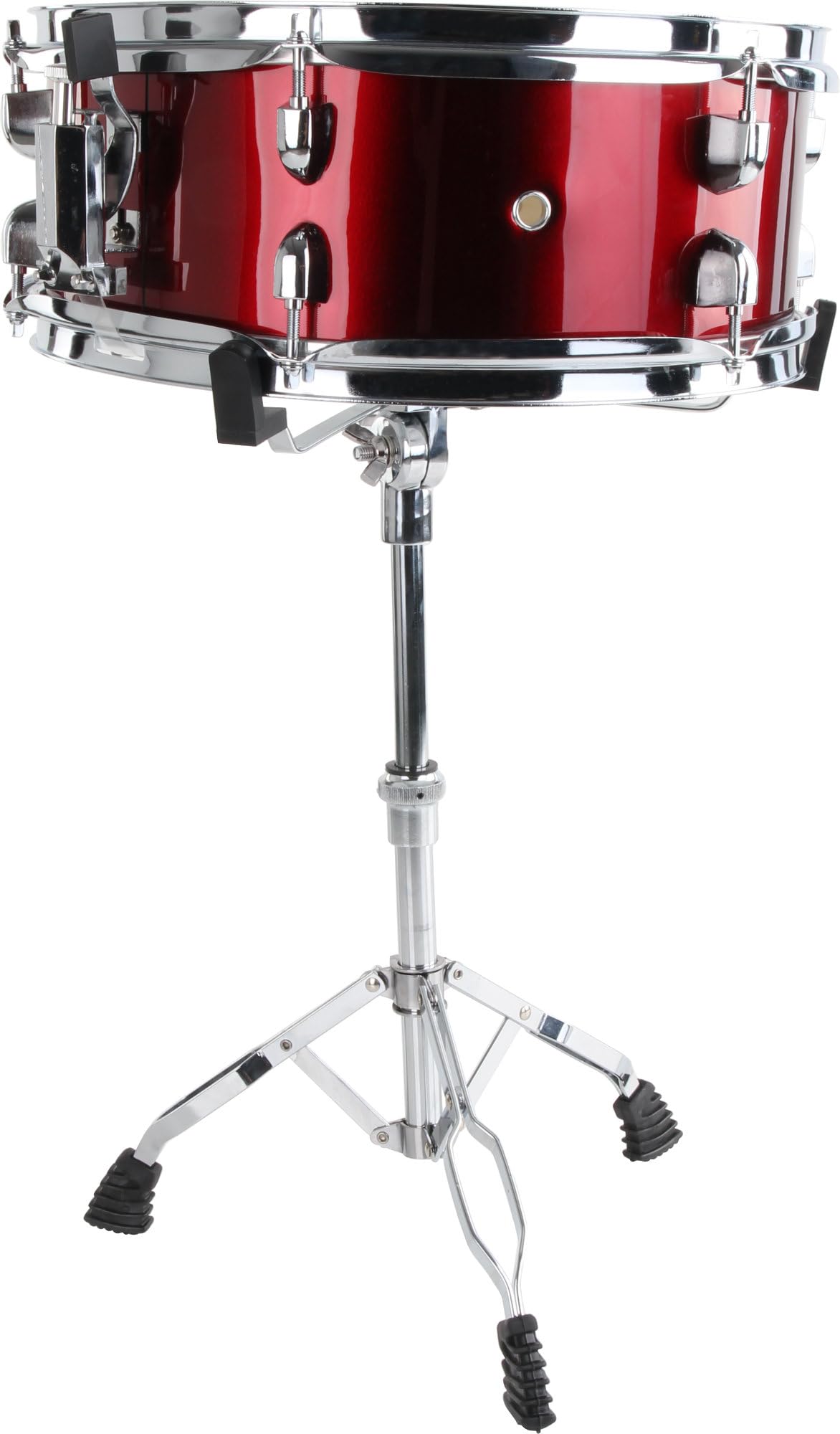 XDrum Semi 22" Standard Schlagzeug Lipstick Red - 22" BD, 12" TT, 13" TT, 16" FT, 14" SD - Set inkl. 16" Crash Becken und Galgenbeckenständer - Rot