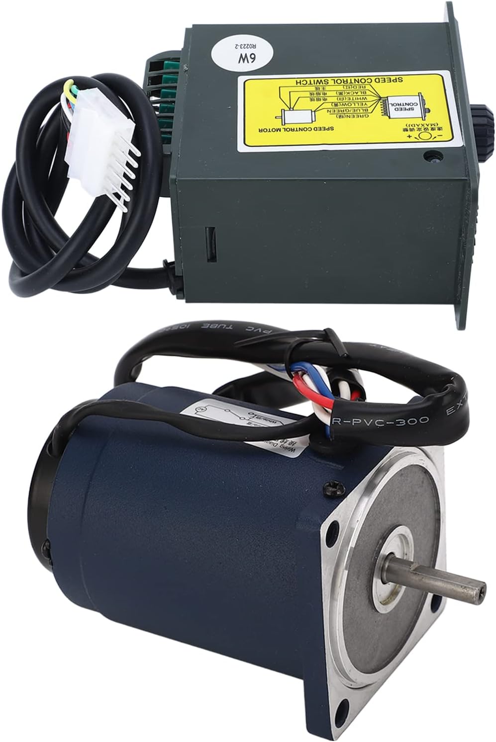 Variable Speed Motor, AC220V CW CCW Geared Motor Controller Kit Single Phase for Carving Machine