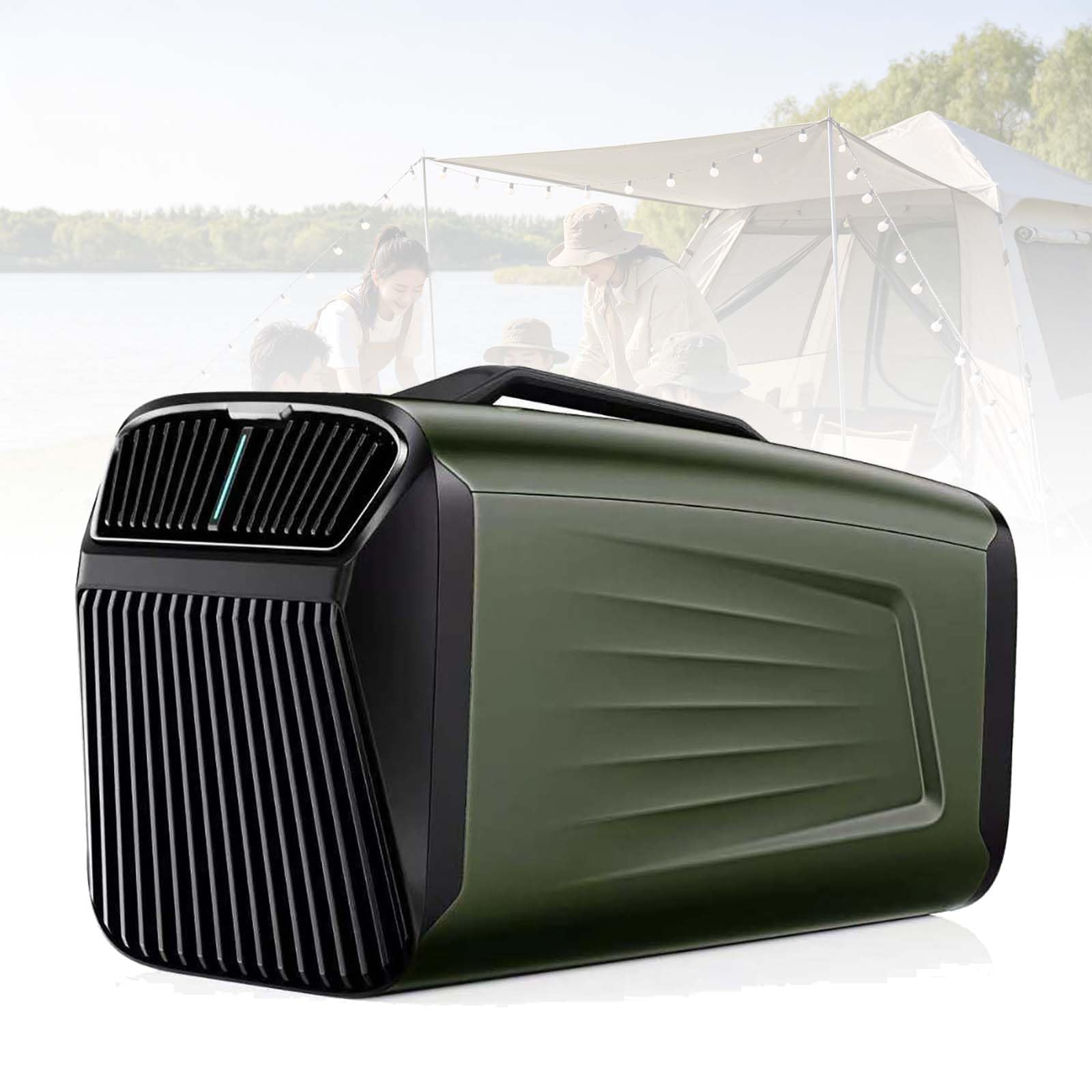 MINHUIJIHUI 5200 Btu 4-In-1 Portable Air Conditioner, Mobile Tent Ac Unit, Fast Cooling Dehumidifier, with Touch Panel, Quiet 45db, 400w Low Power, for Rv, Tent, Boat and Fishing