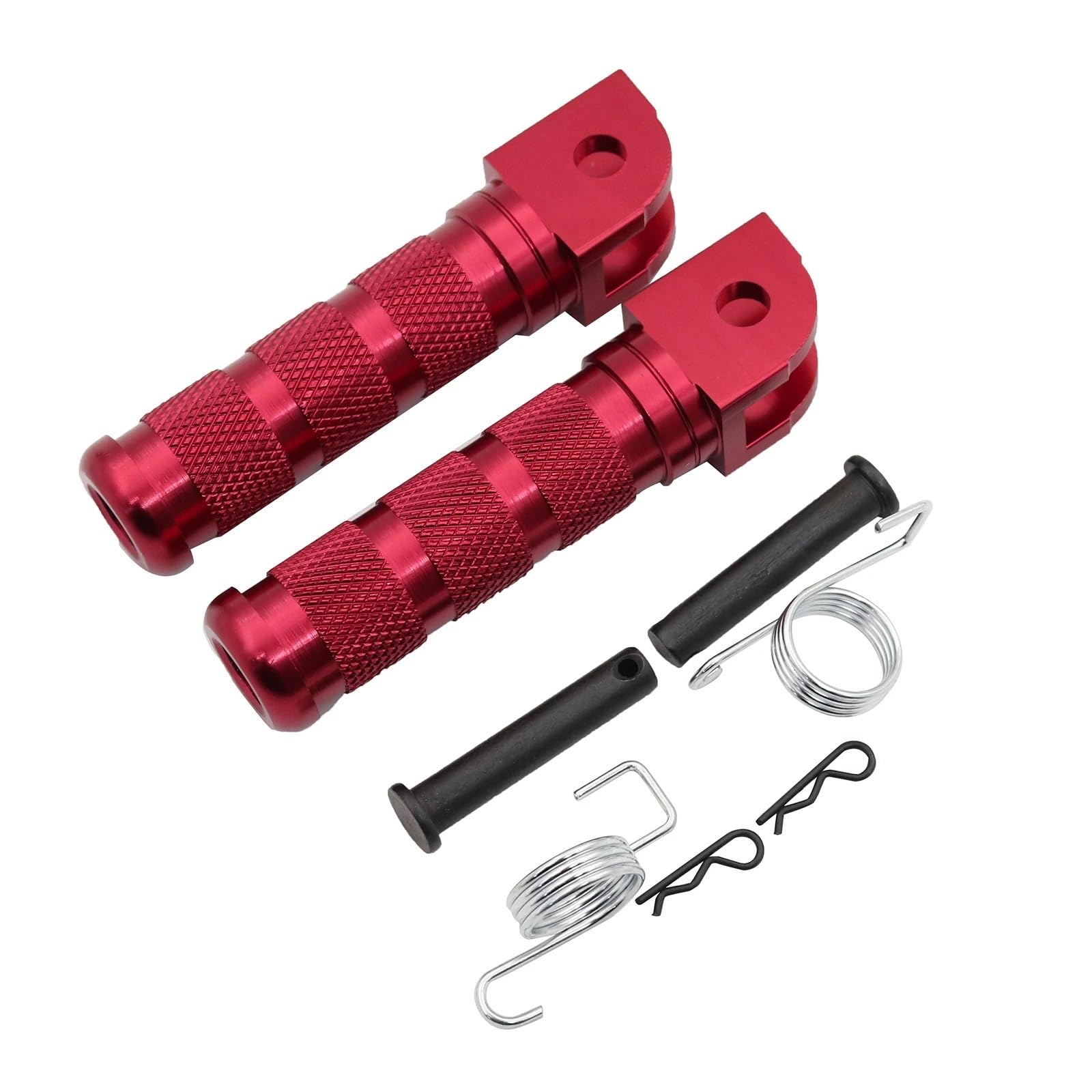 Dtybjn 2 Foot Pegs Fit For Kawasaki Fit For Yamaha Fit For Suzuki Fit For Honda Cb50 Cb125r Cb250r Cb300r Cb600f Cb900f Cb1100rs(2)