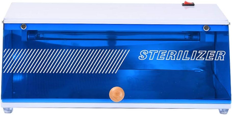 UV Sterilizer Cabinet, Professional Salon Sterilization Box Beauty Disinfector Machine, Ultraviolet Light Disinfection Device Tattoo Nipper Nail Sterilizing Equipment,A