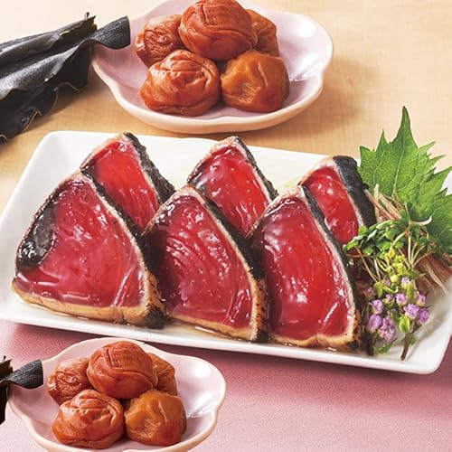 魚耕 カツオのたたき 1.2kg以上 梅昆布 さっぱり 味付き 国産 かつお 鰹 刺身 ギフト