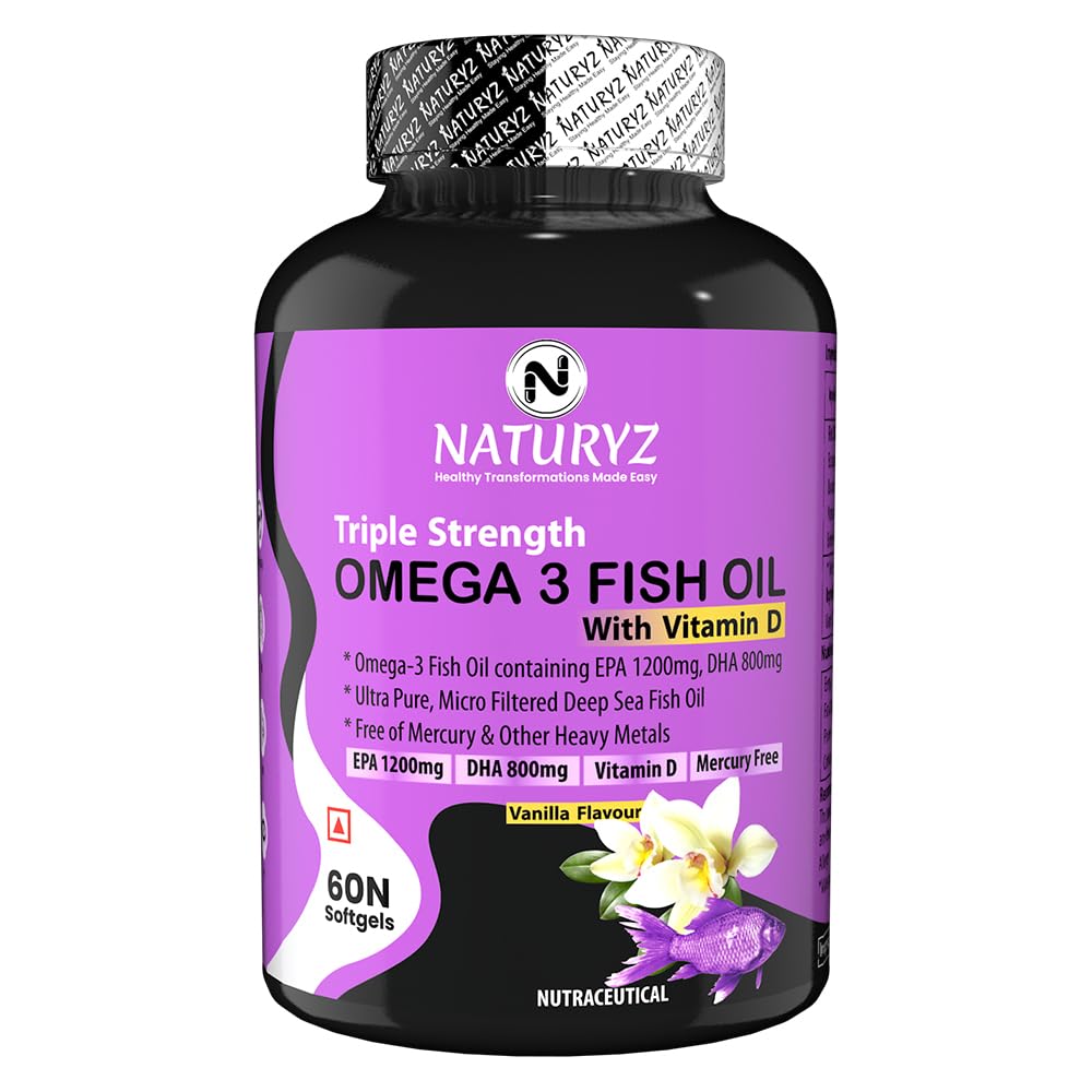 See full amazon price history chart for Naturyz Vanilla Flavoured Triple Strength 2500mg Omega 3 Fish Oil with Vitamin D3 | Highest Strength 2000 mg Omega 3 Per Serving (EPA 1200mg DHA 800mg) Deep Sea Fish Oil for Men & Women - 60 Capsules Naturyz Vanilla Flavoured Triple Strength 2500mg Omega 3 Fish Oil with Vitamin D3 | Highest Strength 2000 mg Omega 3 Per Serving (EPA 1200mg DHA 800mg) Deep Sea Fish Oil for Men & Women - 60 Capsules (B09YH6HCYX) Amazon Price History, Amazon Price Tracker