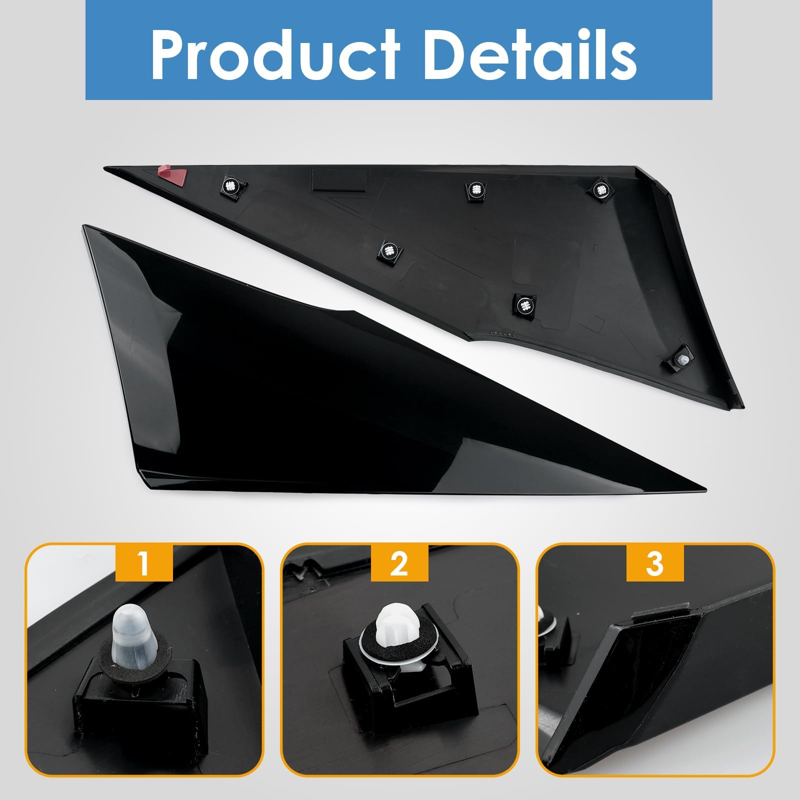 Akページ② Amazon | KITONLA リアクォーターモールディング左右、トヨタ