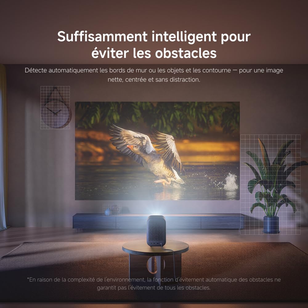 Xiaomi Vidéoprojecteur Portable Intelligent L1 | Full HD 1080p avec Netflix & Google TV Officiels | HDR10/HLG | AutoFocus & Correction Keystone Auto | Dolby Audio & WiFi 5G