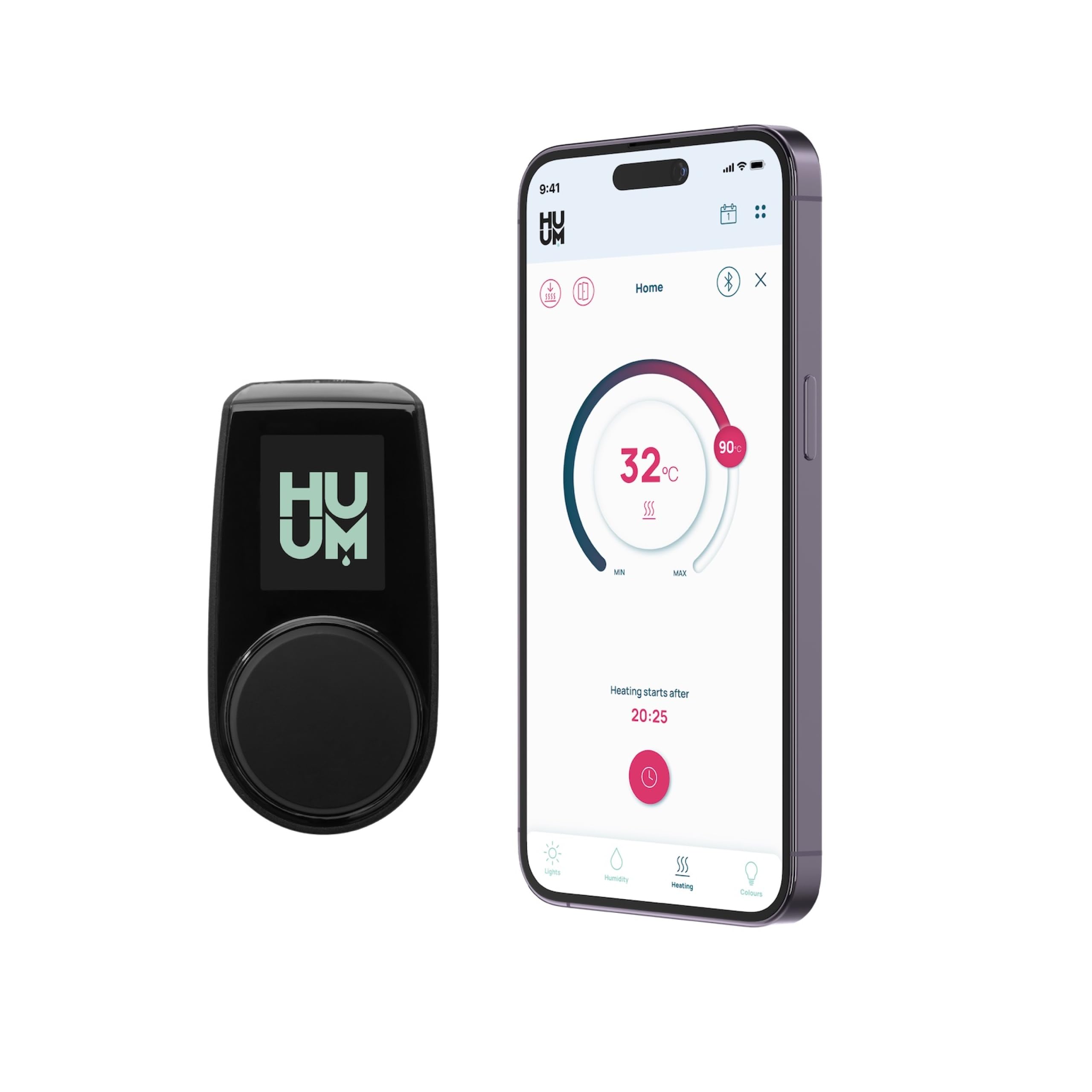 HUUM UKU WiFi Black 4.1 Saunasteuerung bis 18 kW mit App-Steuerung Saunabedienfeld Classic