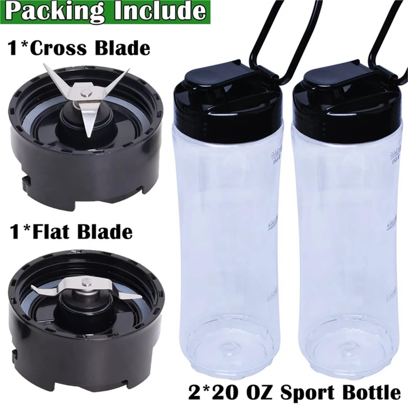 Blender Flasche Ersatzteile,Kompatibel Mit Oster My Blend BLSTPB BLSTP2