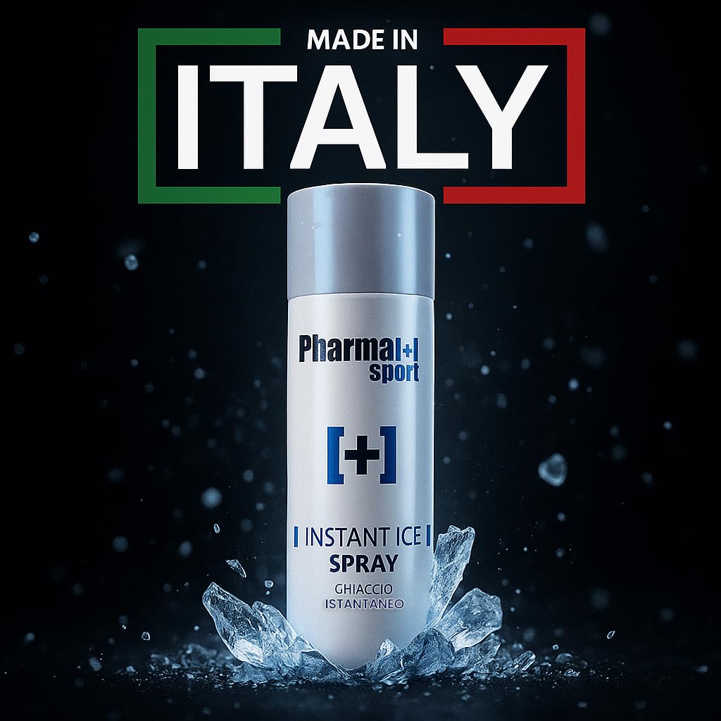 PHARMA+SPORT Ghiaccio Spray Sport - Istantaneo, Effetto Freddo, Dispositivo Medico Classe I, 400ml Confezione da 6 Pezzi