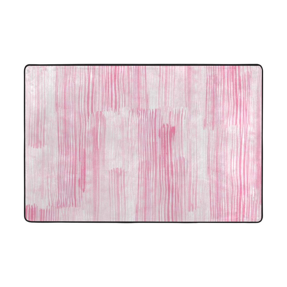 Tapis de sol rose épais sans perte de poils pour salon