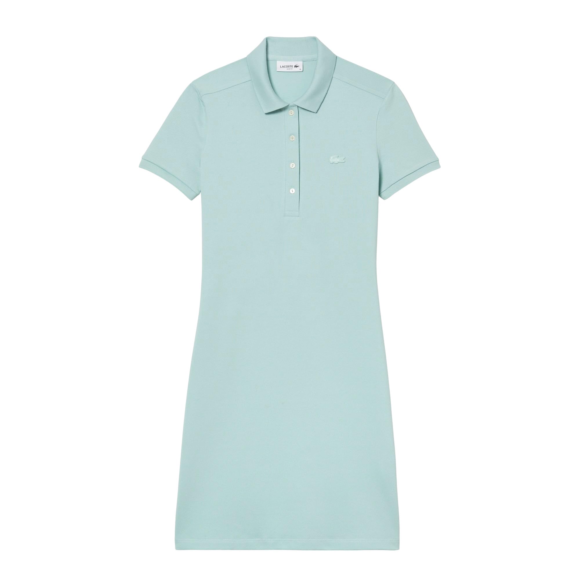 Lacoste Women's Slim Fit Stretch Petit Piqué Polo Dress