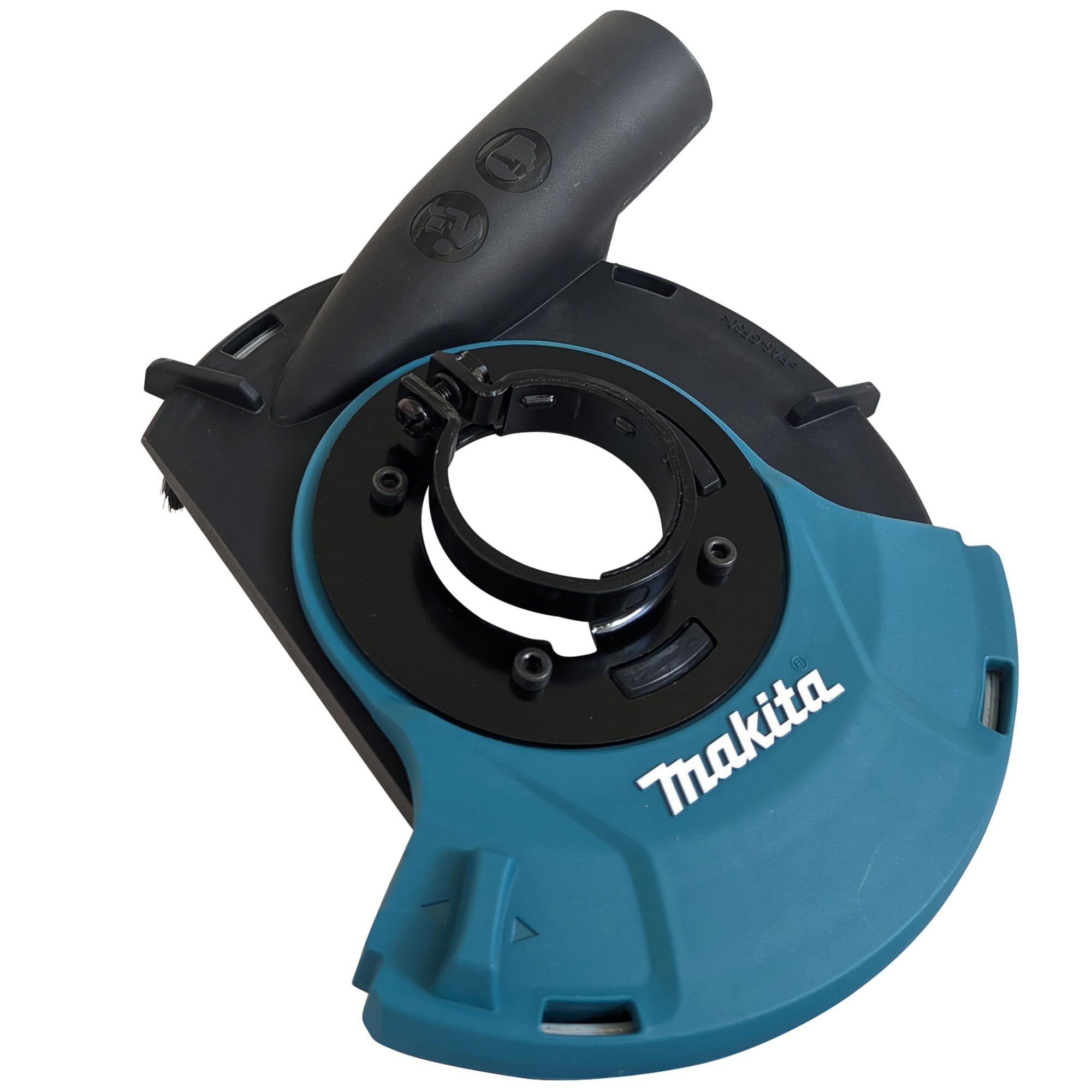 Makita Absaughaube Ø125mm inklusive Premium Schleifteller für Beton Granit