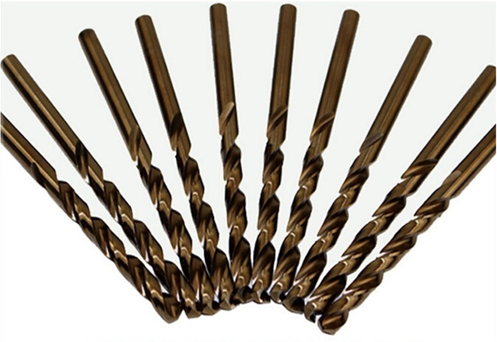 12.1-13.0mm M35 Material Cobalt Stainless Steel Straight Shank Twist Drill 1Pcs(12.4mm)