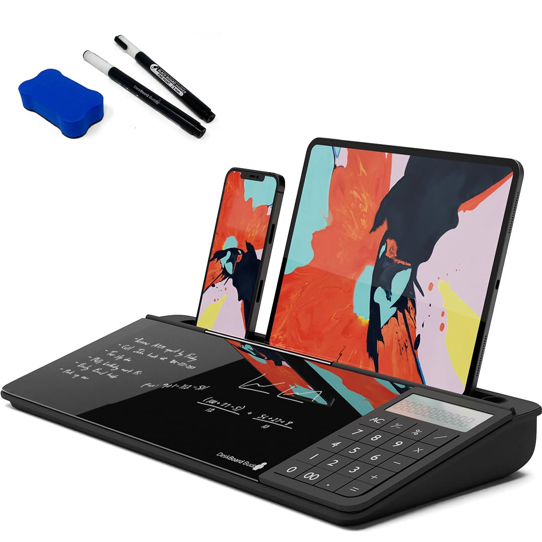 Buy DeskBoard Buddy Desktop Whiteboard with Calculator + 2 Markers